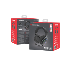 Genesis Gaming Headset | Neon 764 | Wired | Over-ear | Microphone | Black