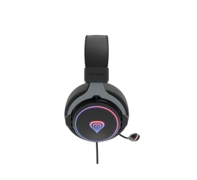 Genesis Gaming Headset | Neon 764 | Wired | Over-ear | Microphone | Black