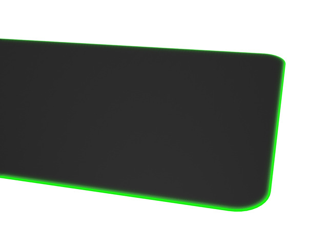 Genesis Mouse Pad | Boron 500 XXL RGB | Mouse pad | 400 x 800 x 4 mm | Black