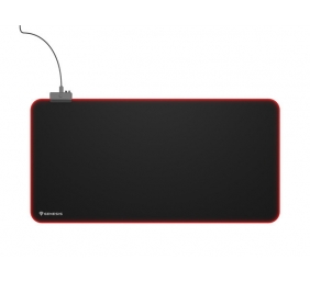 Genesis Mouse Pad | Boron 500 XXL RGB | Mouse pad | 400 x 800 x 4 mm | Black