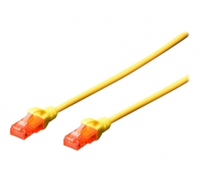 Digitus Patch cord | CAT 6 U-UTP | AWG 26/7 | Cable length: 2 m | Yellow