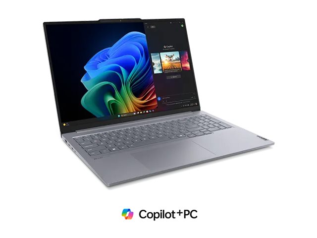 Lenovo ThinkBook 16 G7 QOY | Luna Grey | 16 " | IPS | WUXGA | 1920 x 1200 pixels | Anti-glare | Snapdragon X Plus | X1P-42-100 | 32 GB | Soldered LPDDR5x | Solid-state drive capacity 1000 GB | Qualcomm Adreno GPU | Windows 11 Pro | 802.11be | Bluetooth ve