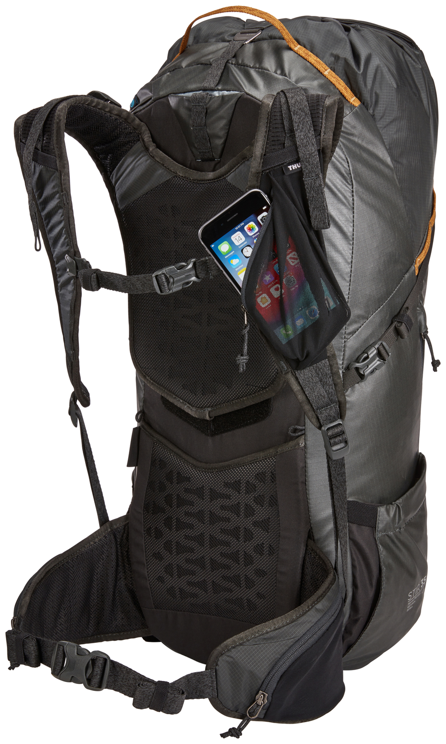 Thule | Stir, 35L | Men's Hiking Backpack | Obsidian