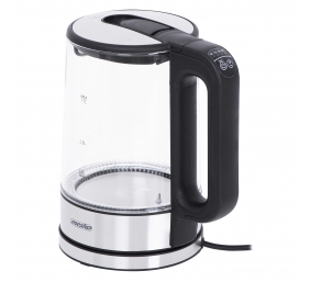 Mesko | Kettle | MS 1301b | Electric | 1850 W | 1.7 L | Glass | 360° rotational base | Black