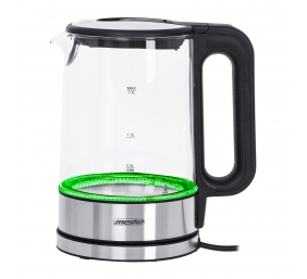 Mesko | Kettle | MS 1301b | Electric | 1850 W | 1.7 L | Glass | 360° rotational base | Black