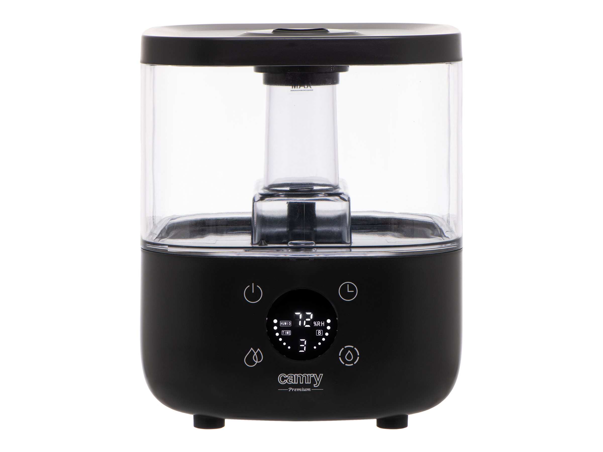 Camry | CR 7973b | Humidifier | 23 W | Water tank capacity 5 L | Suitable for rooms up to 35 m² | Ultrasonic | Humidification capacity 100-260 ml/hr | Black