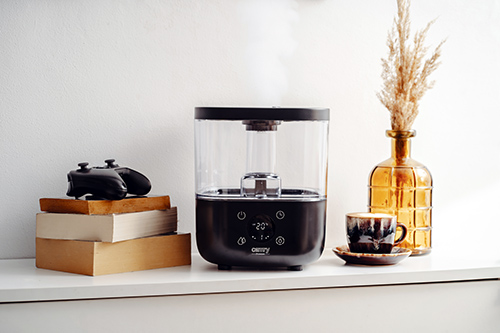 Camry | CR 7973b | Humidifier | 23 W | Water tank capacity 5 L | Suitable for rooms up to 35 m² | Ultrasonic | Humidification capacity 100-260 ml/hr | Black
