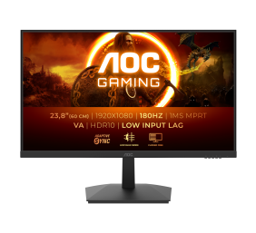 AOC 24G15N2 | 24 " | VA | FHD | 16:9 | 180 Hz | 4 ms | 1920 x 1080 pixels | 250 cd/m² | HDMI ports quantity 1 | Black | Warranty 36 month(s)