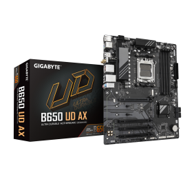 Gigabyte B650 UD AX | Processor family AMD Ryzen | Processor socket AM5 | DDR5 | Number of SATA connectors 4