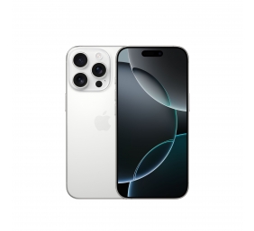 Apple iPhone 16 Pro | White Titanium | 6.3 " | Super Retina XDR display with ProMotion | 2622 x 1206 pixels | A18 Pro | Internal RAM 8 GB | 128 GB | Dual SIM | 4G | 5G | Main camera resolution 48+12 MP | Secondary camera resolution 12 MP | iOS | 18