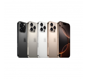 Apple iPhone 16 Pro Max | Black Titanium | 6.9 " | Super Retina XDR | 2868 x 1320 pixels | Apple | A17 Pro | Internal RAM 8 GB | 256 GB | Dual SIM | 4G | 5G | Main camera resolution 48+12 MP | Secondary camera resolution 12 MP | iOS | 18