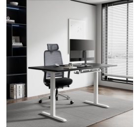 Reguliuojamo aukščio stalas Up Up Bjorn Baltas, Stalviršis M Juodas