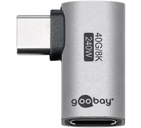 Goobay 74441 USB-C™ Adapter Horizontal 90°, USB4™ | Goobay