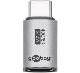 Goobay 74447 USB-C™ Adapter Straight, USB4™ | Goobay