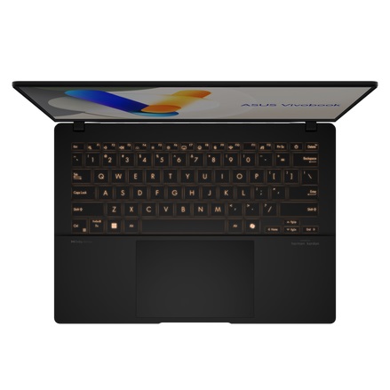 Asus Vivobook S 14 OLED M5406WA-PP061W | Neutral Black | 14 " | OLED | 3K | 2880 x 1800 pixels | Glossy | AMD Ryzen AI 9 | 365 | 24 GB | LPDDR5X | Solid-state drive capacity 1000 GB | AMD Radeon 880M Graphics | Windows 11 Home | 802.11ax | Bluetooth versi
