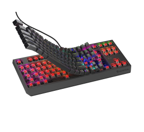 Genesis THOR 230 | Mechanical Gaming Keyboard | Wired | US | Black | USB Type-A | Outemu Red