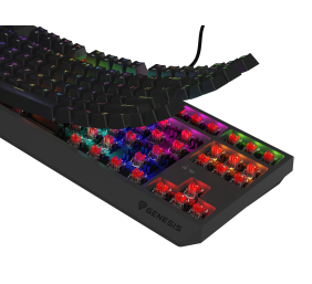 Genesis THOR 230 | Mechanical Gaming Keyboard | Wired | US | Black | USB Type-A | Outemu Red