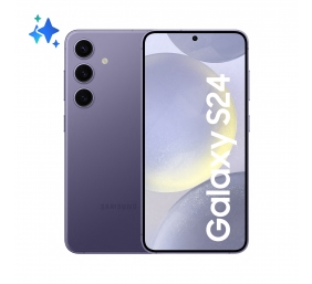 Samsung Galaxy | S24 S921 | Violet | 6.2 " | Dynamic LTPO AMOLED | 1080 x 2340 pixels | Qualcomm SM8650-AC | Snapdragon 8 Gen 3 (4 nm) | Internal RAM 8 GB | 128 GB | Dual SIM | 4G | 5G | Main camera resolution 50+10+12 MP | Secondary camera resolution 12 