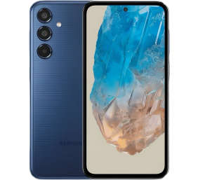 Samsung Galaxy | M35 (M356) | Dark Blue | 6.6 " | Super AMOLED | 1080 x 2340 pixels | Exynos | Internal RAM 6 GB | 128 GB | Dual SIM | 5G | Main camera resolution 50+8+5 MP | Secondary camera resolution 13 MP | Android | 14 | 6000 mAh