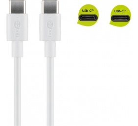 Goobay USB-C,Charging and Sync Cable, 2 m, white | Goobay