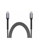 Fixed | Armor Cable USB-C/USB-C, 1.2 m, 240W | FIXDA-CC12-GR