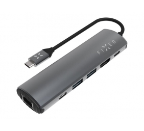 Fixed | 6-port USB-C HUB Pro for laptops and tablets