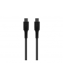 Fixed | Liquid Silicone Cable USB-C/USB-C, 2m, 60W | FIXDLS-CC2-BK