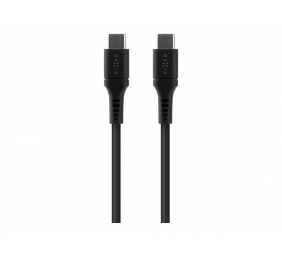 Fixed | Liquid Silicone Cable USB-C/USB-C, 2m, 60W | FIXDLS-CC2-BK