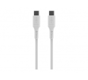 Fixed | Liquid Silicone Cable USB-C/USB-C, 2m, 60W | FIXDLS-CC2-WH