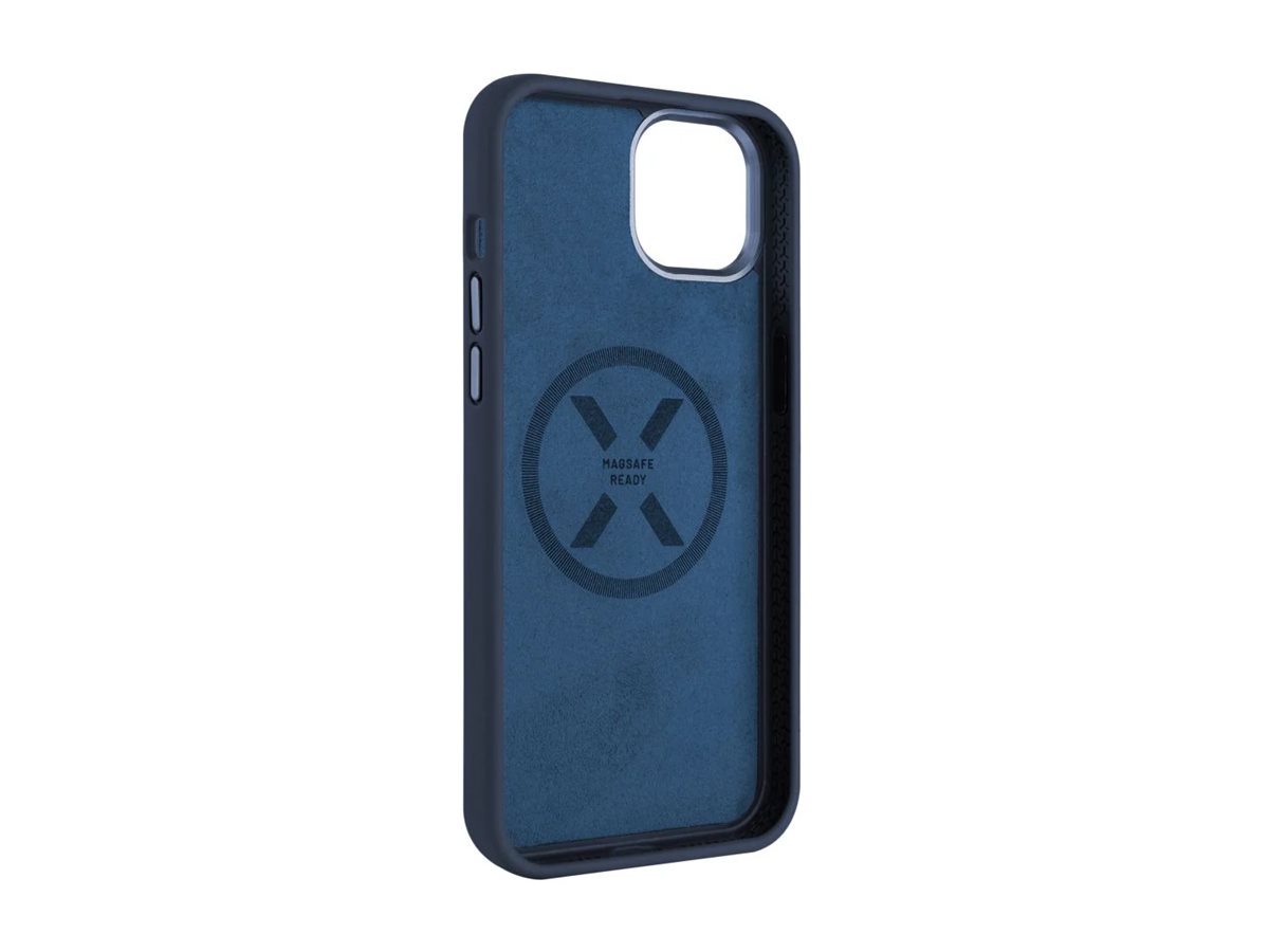 Fixed MagFlow | Back cover | Apple | iPhone 16 | Liquid silicon | Blue