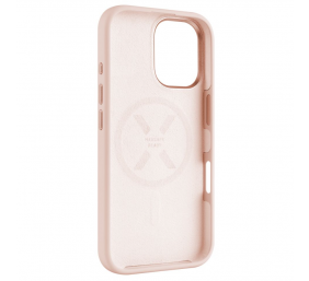 Fixed MagFlow | Back cover | Apple | iPhone 16 | Liquid silicon | Pink