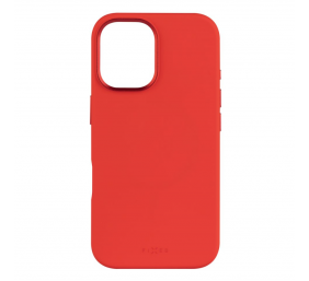 Fixed MagFlow | Back cover | Apple | iPhone 16 | Liquid silicon | Red