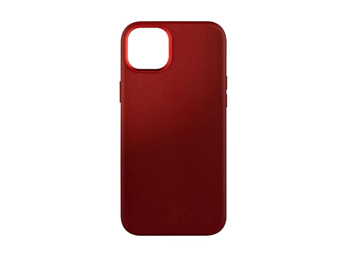 Fixed MagLeather | Back cover | Apple | iPhone 16 Pro Max | Leather | Red