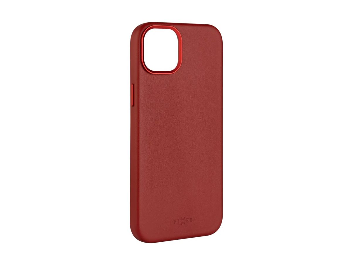 Fixed MagLeather | Back cover | Apple | iPhone 16 Pro Max | Leather | Red