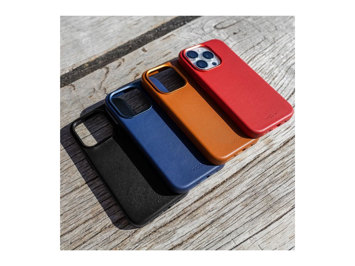 Fixed MagLeather | Back cover | Apple | iPhone 16 Pro Max | Leather | Red