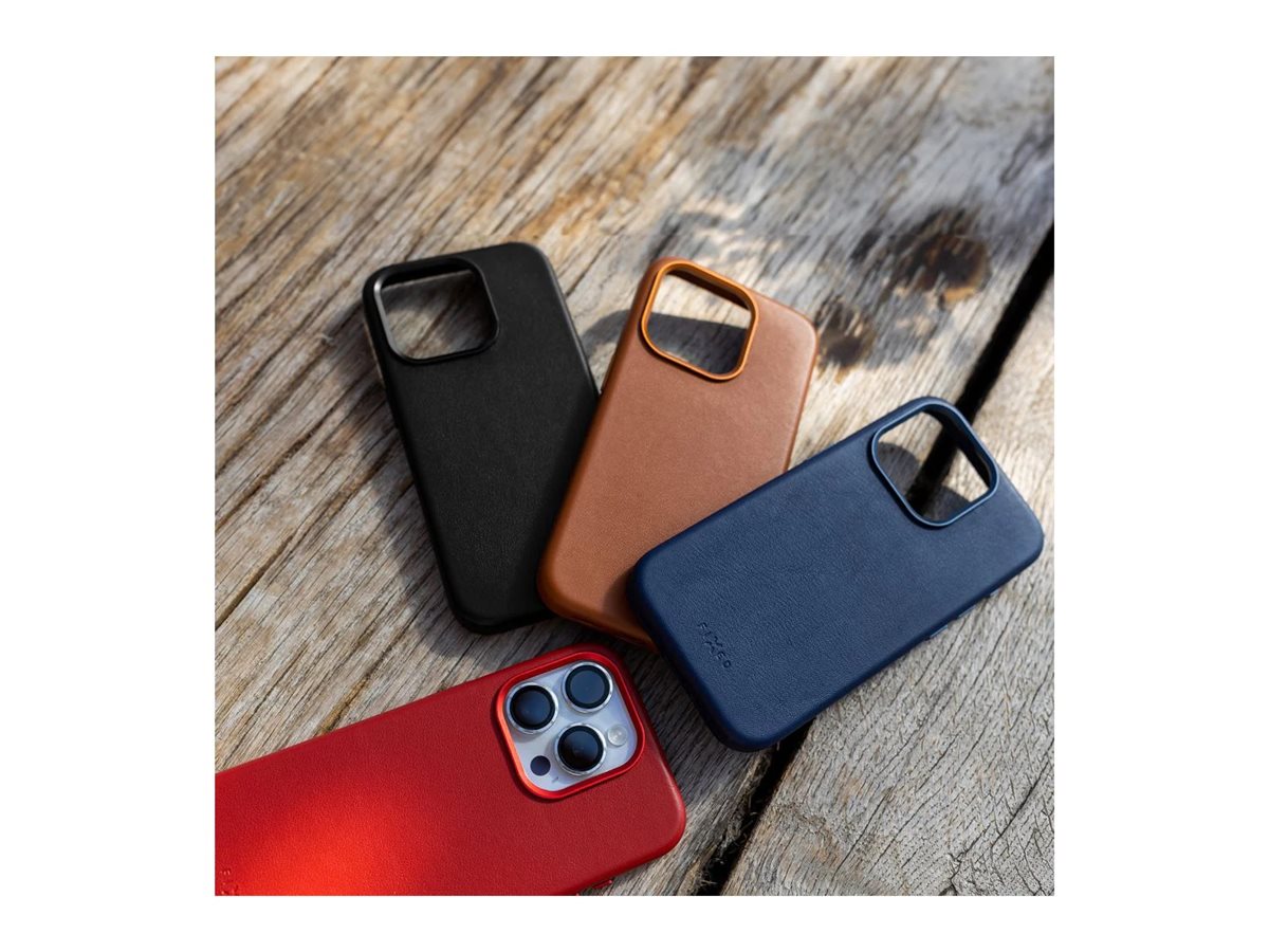 Fixed MagLeather | Back cover | Apple | iPhone 16 Pro Max | Leather | Red