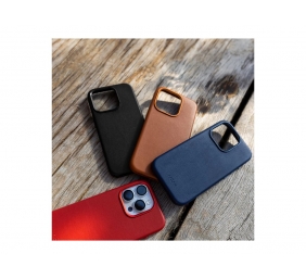 Fixed MagLeather | Back cover | Apple | iPhone 16 Pro Max | Leather | Red
