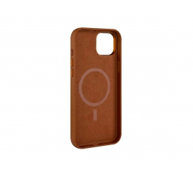 Fixed MagLeather | Back cover | Apple | iPhone 16 Pro | Leather | Brown