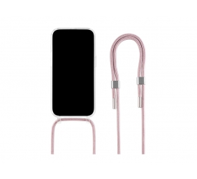 Fixed | MagPure Neck | Back Cover with Lanyard | Apple | iPhone 16 Pro Max | TPU | Clear, Pink
