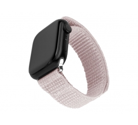 Fixed | Sporty Strap for Apple Watch 38/40/41mm | 60-210 mm | Rose gold | Nylon