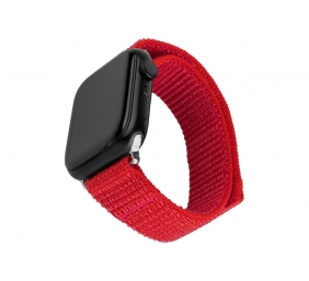 Fixed | Sporty Strap for Apple Watch 42/44/45mm | 160-210 mm | Red | Nylon