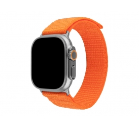 Fixed | Sporty Strap for Apple Watch Ultra 49mm | 160-210 mm | Watch strap | Orange | Nylon