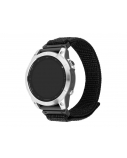 Fixed | Sporty Strap for Garmin QuickFit 26mm | 160-210 | Black | Nylon