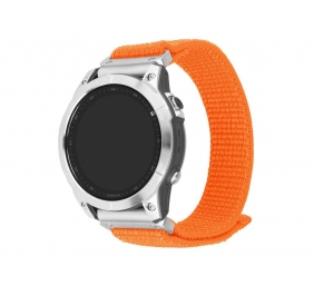 Fixed | Sporty Strap for Garmin QuickFit 26mm | 160-210 mm | Orange | Nylon