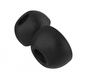 Fixed Plugs Pro, 2 sets, size M | Plugs | Apple | Airpods Pro/Pro 2 | Foam | Black