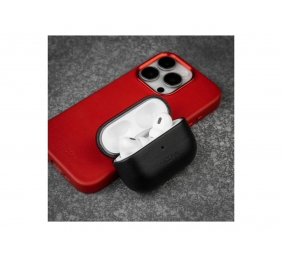 Fixed | Earbuds Case with MagSafe Support | Apple AirPods Pro 2/Pro 2 (USB-C) | Black | Leather