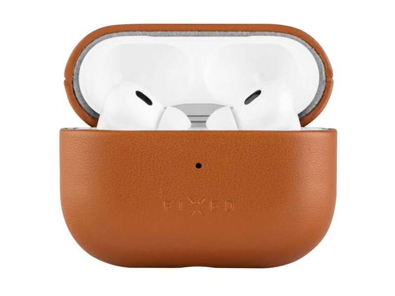 Fixed | Earbuds Case with MagSafe Support | Apple AirPods Pro 2/Pro 2 (USB-C) | Brown | Leather