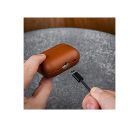 Fixed | Earbuds Case with MagSafe Support | Apple AirPods Pro 2/Pro 2 (USB-C) | Brown | Leather