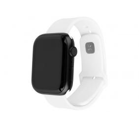 Fixed | Sporty Strap Set for Apple Watch 42/44/45 mm | 170-235 mm | White | Silicone