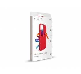 Fixed Story | Back cover | Apple | iPhone 16 Pro | Rubberized | Red